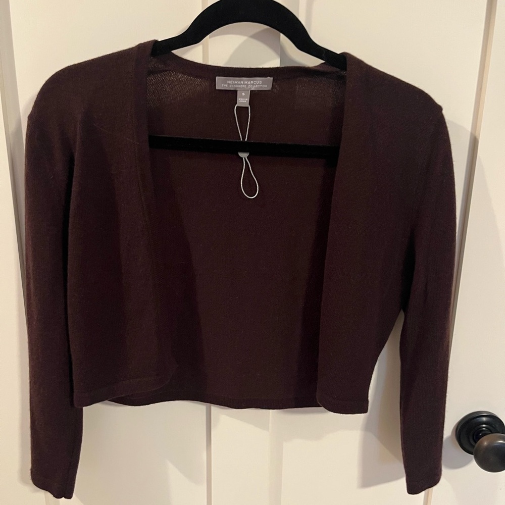 Neiman Marcus cashmere shrug size S